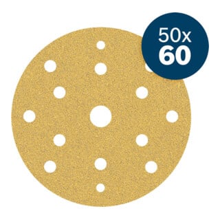 Bosch EXPERT C470 Papier abrasif, 150 mm, K60, 50 pcs