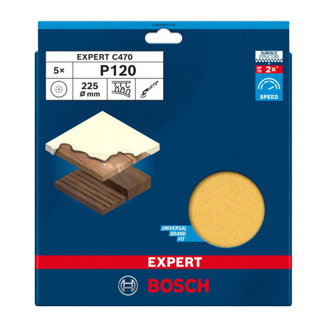 Papier abrasif EXPERT C470 Bosch