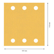 Bosch EXPERT C470 Papier de verre pour ponceuse orbitale-4