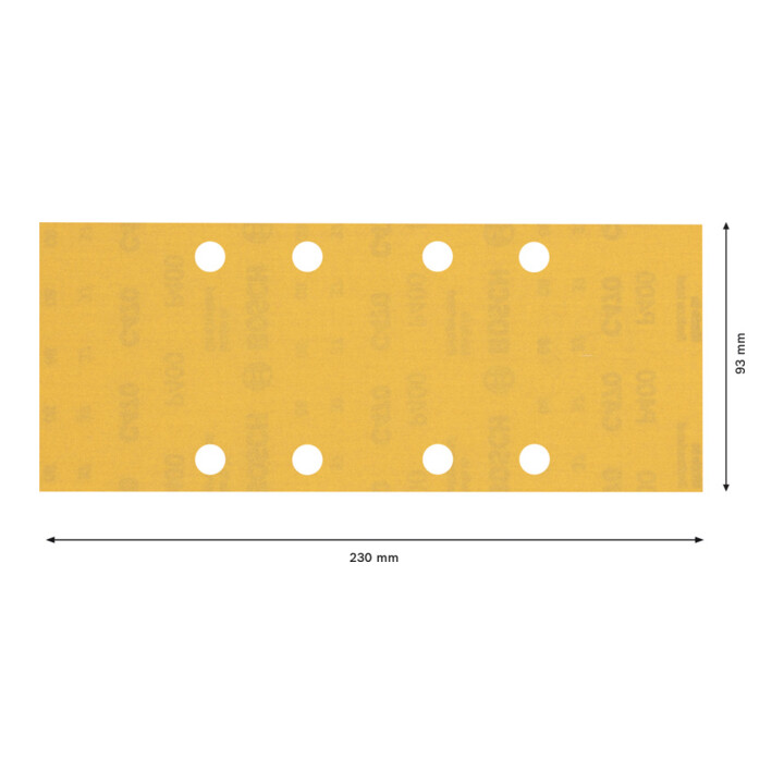 Bosch Expert C470 Papier abrasif pour ponceuse orbitale, 93 x 230 mm, G 400