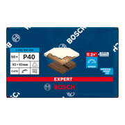 Bosch Expert C470 Papier de verre pour ponceuse Delta, 93 mm, G 40-2