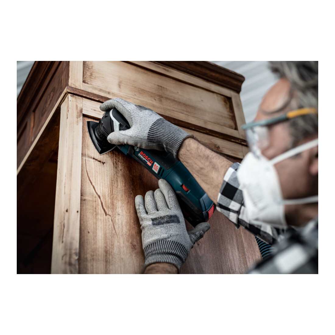 Bosch Expert C470 Papier de verre pour ponceuse Delta, 93 mm, G 400