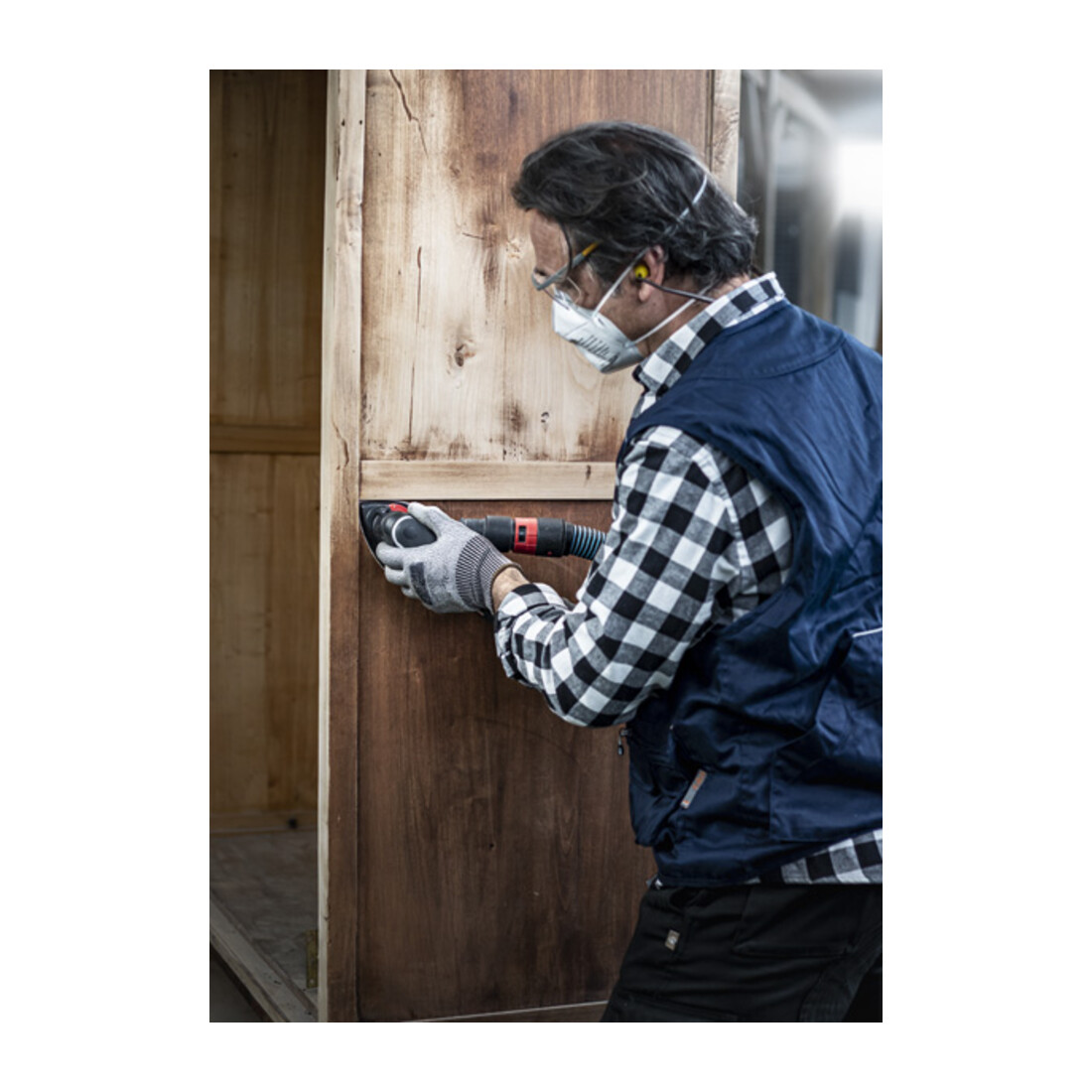 Bosch Expert C470 Papier de verre pour ponceuse Delta, 93 mm, G 80