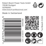 Bosch Expert C470 Papier de verre pour ponceuse Delta, 93 mm, G 80-5
