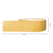 Bosch Expert C470 Rouleau de papier de verre pour ponçage à la main, 93 mm x 50 m, G 320-4