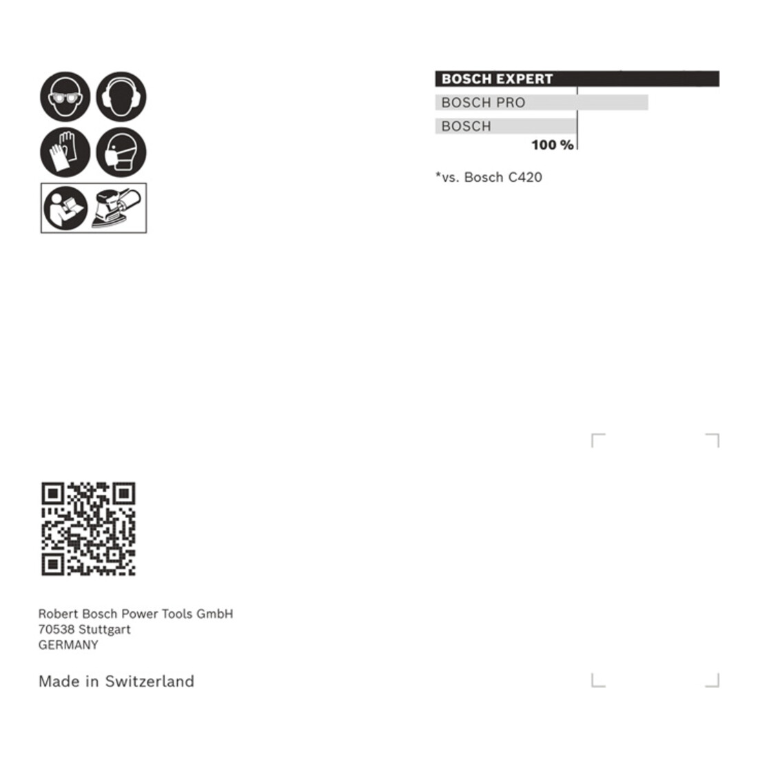 Bosch EXPERT C470 Schleifpapier