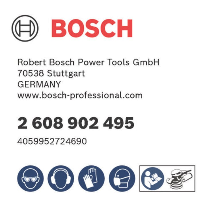 Bosch EXPERT C470 Schleifpapier, 150 mm, K60, 50 Stk