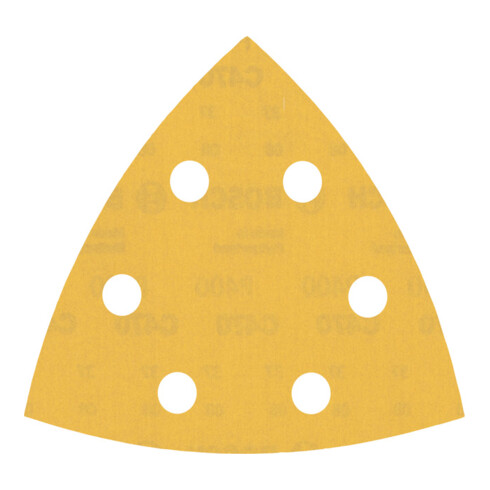 Bosch Expert C470 Schleifpapier für Deltaschleifer, 93 mm, G 400