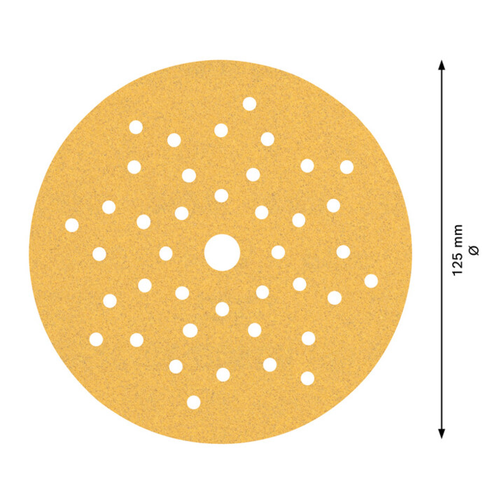 Bosch EXPERT C470 Schleifpapier Mehrloc für Exzenterschleifer 125mm G 100 5-tlg. für Exzenterschleifer