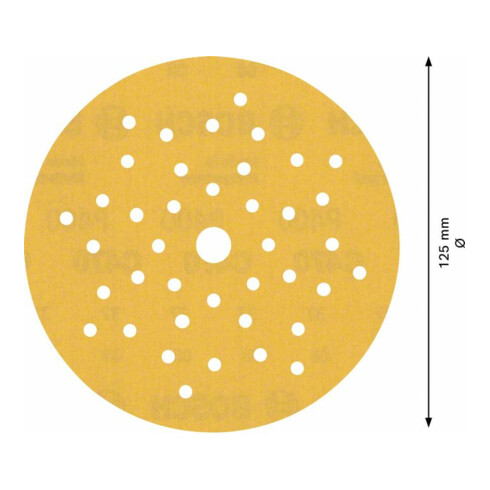 Bosch Expert C470 Schleifpapier für Exzenterschleifer, Multi-Loch