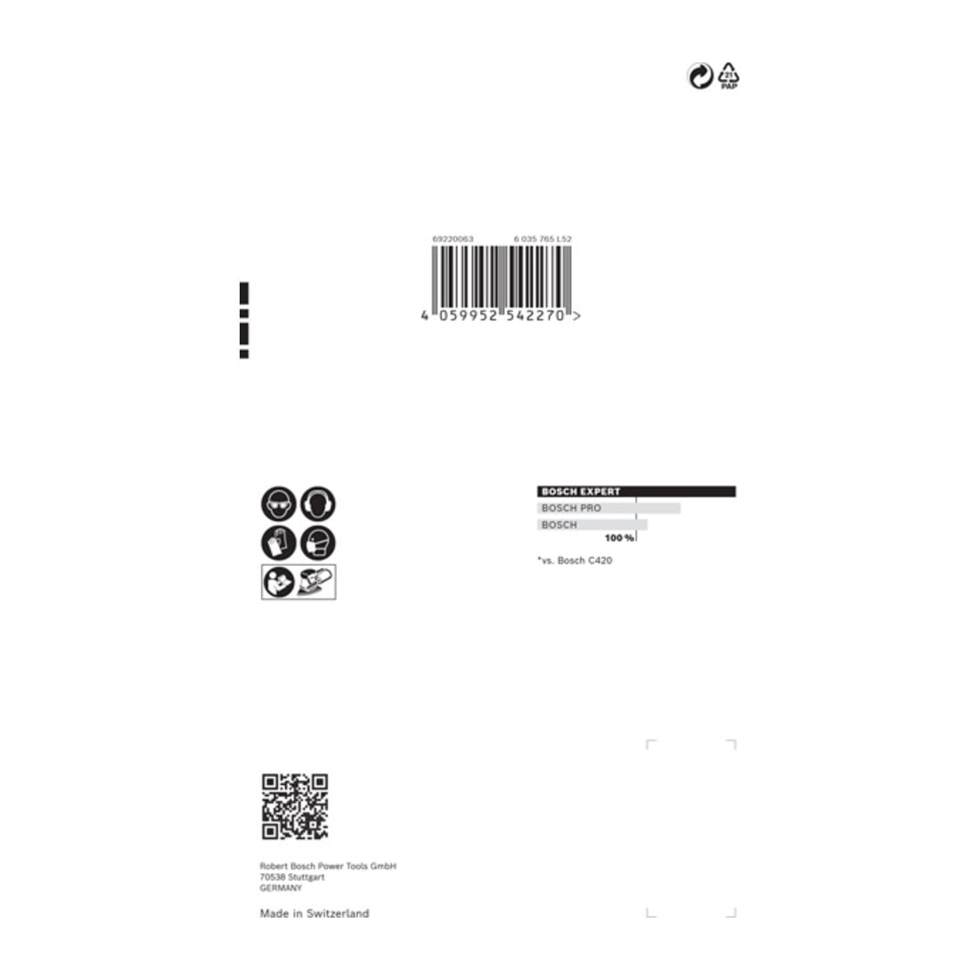 Bosch EXPERT C470 Schleifpapier für Multischleifer
