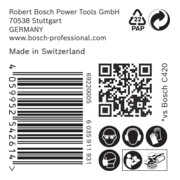 Bosch EXPERT C470 Schleifpapier mit 6 Löcher für Exzenterschleifer 150mm G 240 5-tlg. für Exzenterschleifer-4