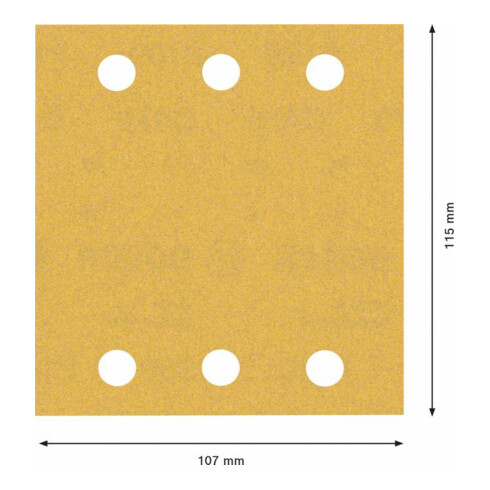 Bosch EXPERT C470 Schleifpapier für Schwingschleifer