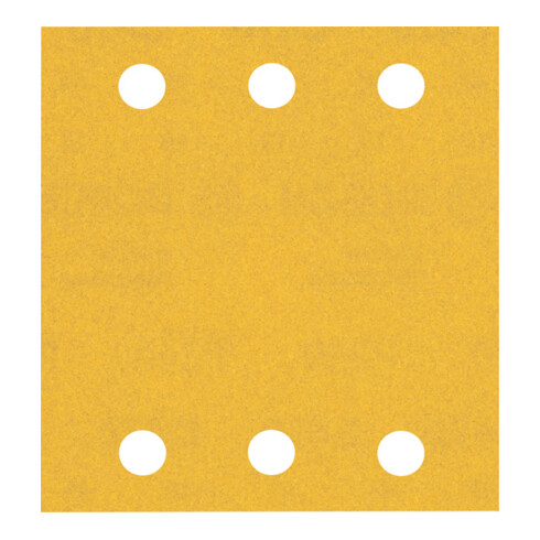 Bosch EXPERT C470 Schleifpapier mit 6 Löcher für Schwingschleifer 115 x 107mm G 240 10-tlg. für Exzenterschleifer