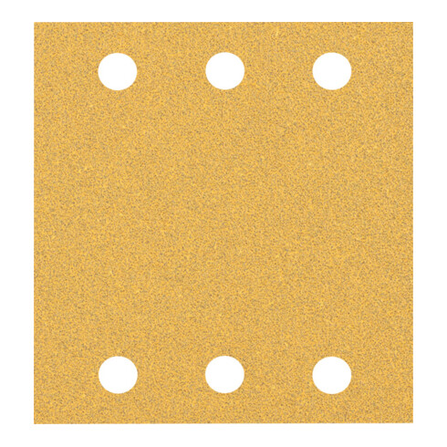 Bosch EXPERT C470 Schleifpapier mit 6 Löcher für Schwingschleifer 115 x 107mm G 60 10-tlg. für Exzenterschleifer