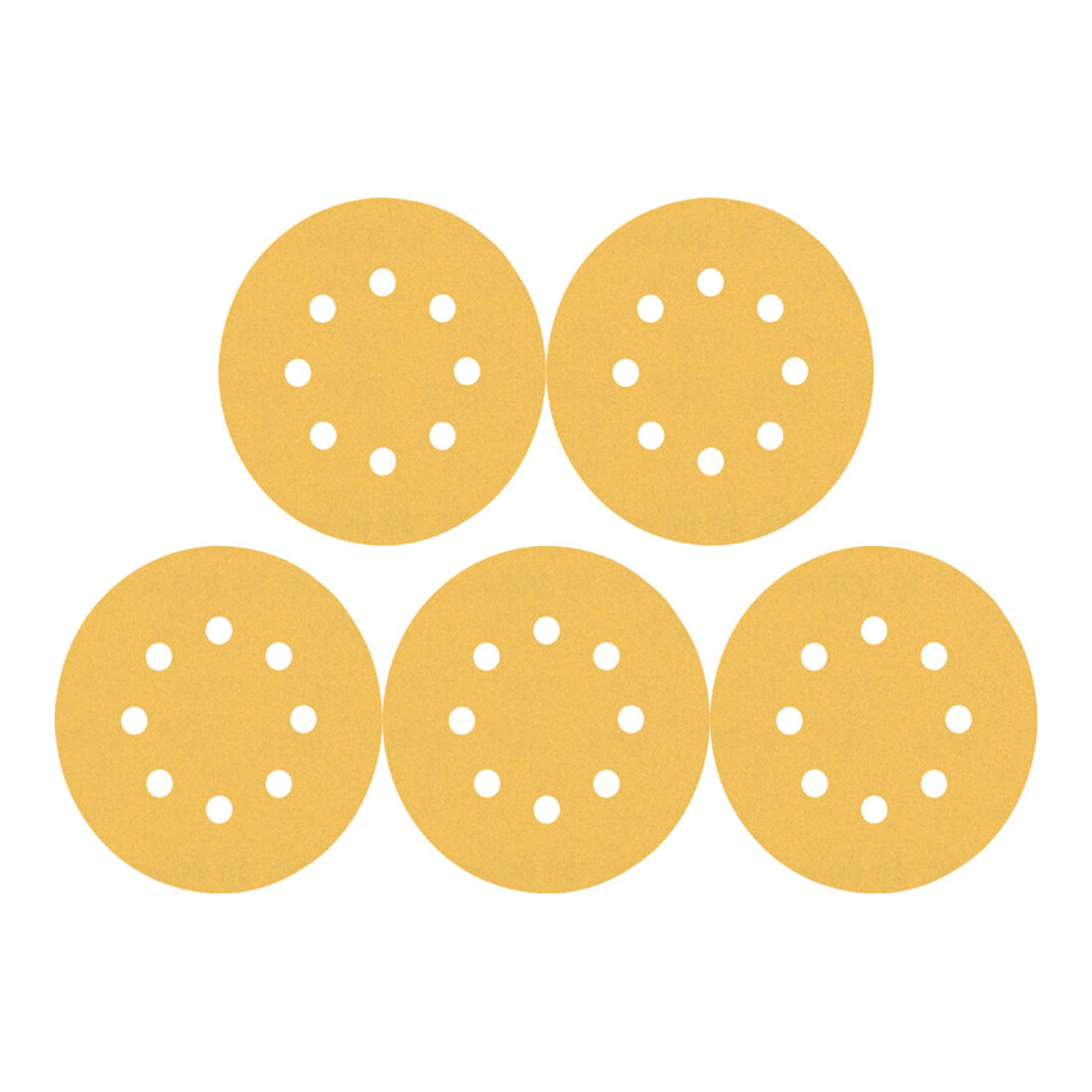 Bosch EXPERT C470 Schleifpapier mit 8 Löcher für Exzenterschleifer 125mm G 400 5-tlg. für Exzenterschleifer
