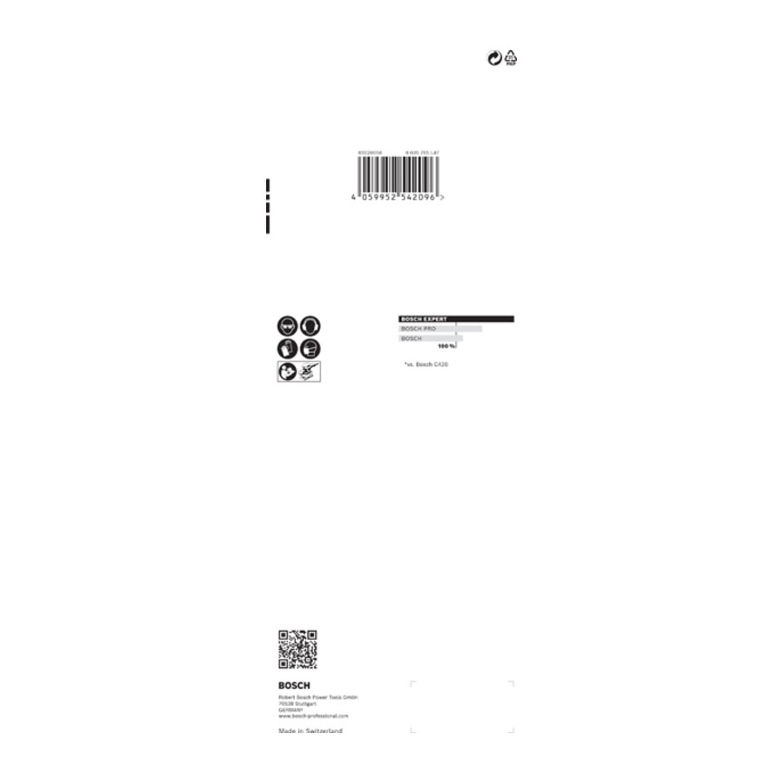 Bosch EXPERT C470 Schleifpapier für Schwingschleifer ohne Löcher