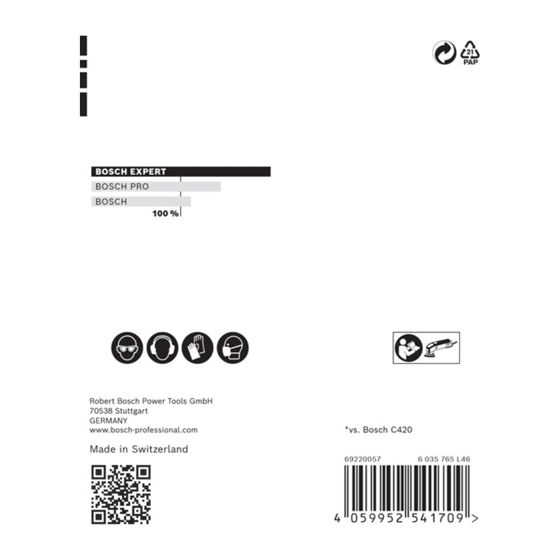 Bosch EXPERT C470 Schleifpapier-Se für Deltaschleifer 93mm G 60/120/240 6-tlg. für Deltaschleifer