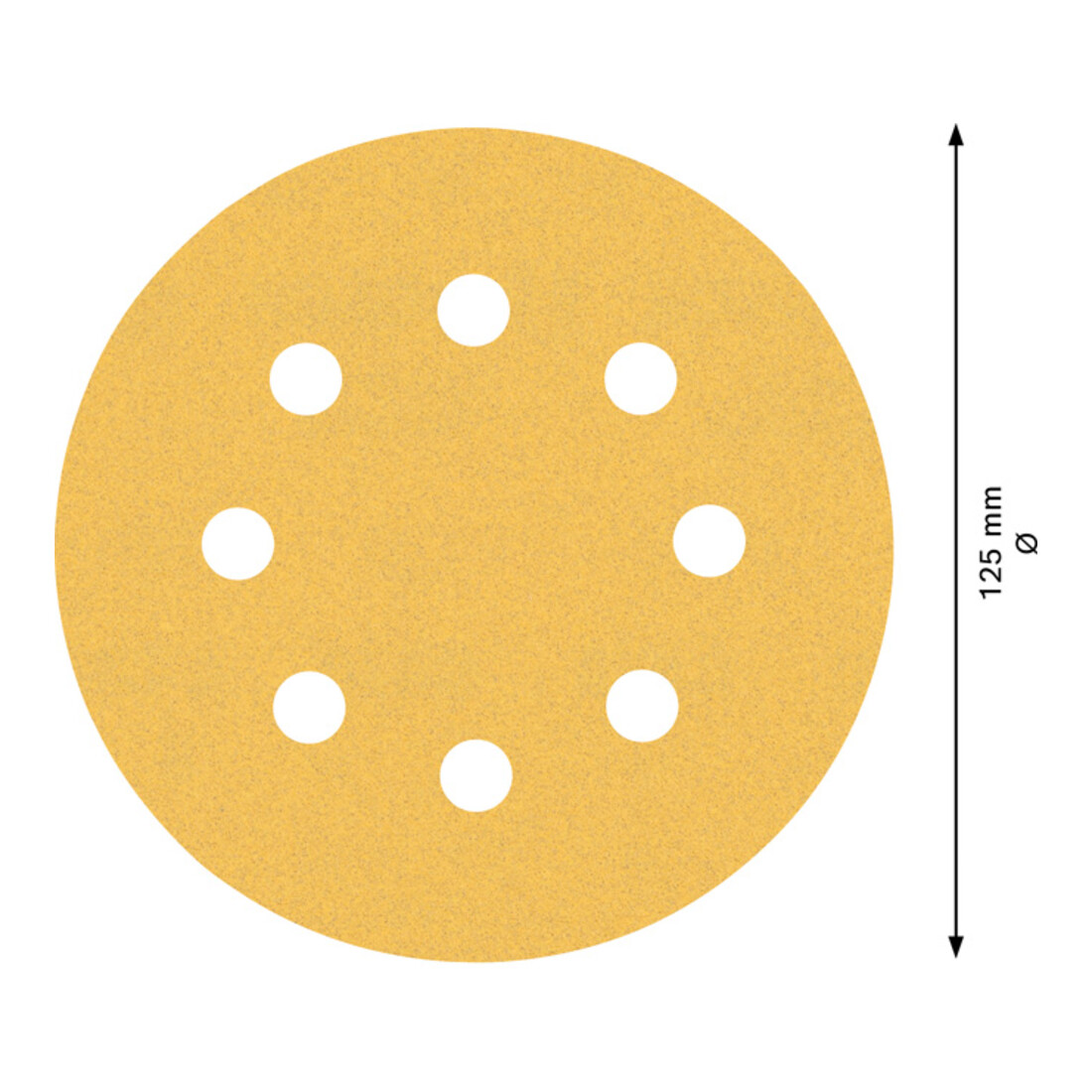 Bosch EXPERT C470 Schleifpapier-Se für Exzenterschleifer 125mm 8 Löcher G 60/120/240 6-tlg. für Exzenterschleifer
