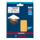 Bosch EXPERT C470 Schleifpapier-Se für Schwingschleifer 115 x 140mm G 2x40/2x60/2x80/2x120/2x180 10-tlg. für Exzenterschleifer