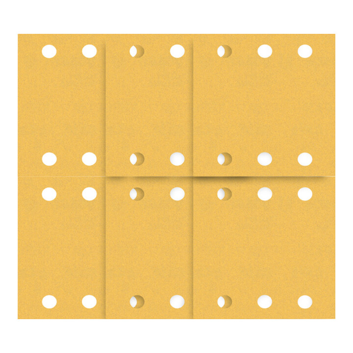 Bosch EXPERT C470 Schleifpapier-Se für Schwingschleifer 115 x 140mm G 2x40/2x60/2x80/2x120/2x180 10-tlg. für Exzenterschleifer