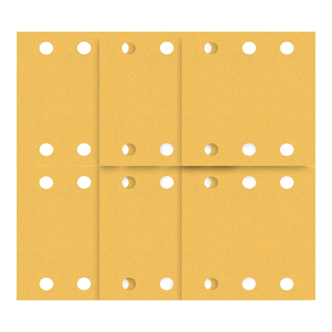 Bosch EXPERT C470 Schleifpapier-Se für Schwingschleifer 115 x 140mm G 2x40/2x60/2x80/2x120/2x180 10-tlg. für Exzenterschleifer