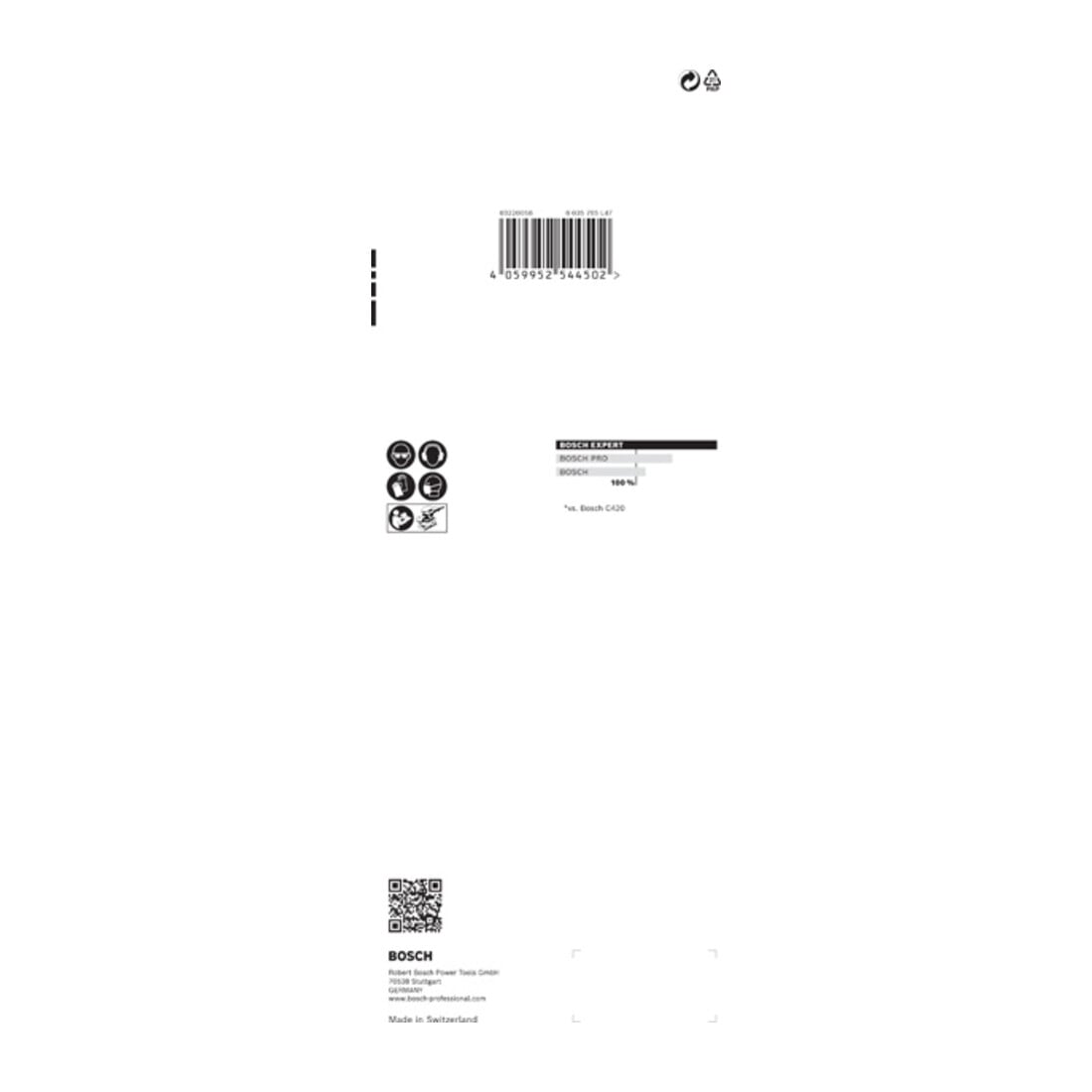 Bosch EXPERT C470 Schleifpapier-Se für Schwingschleifer 93 x 230mm G 3x60/4x80/3x120 10-tlg. für Exzenterschleifer