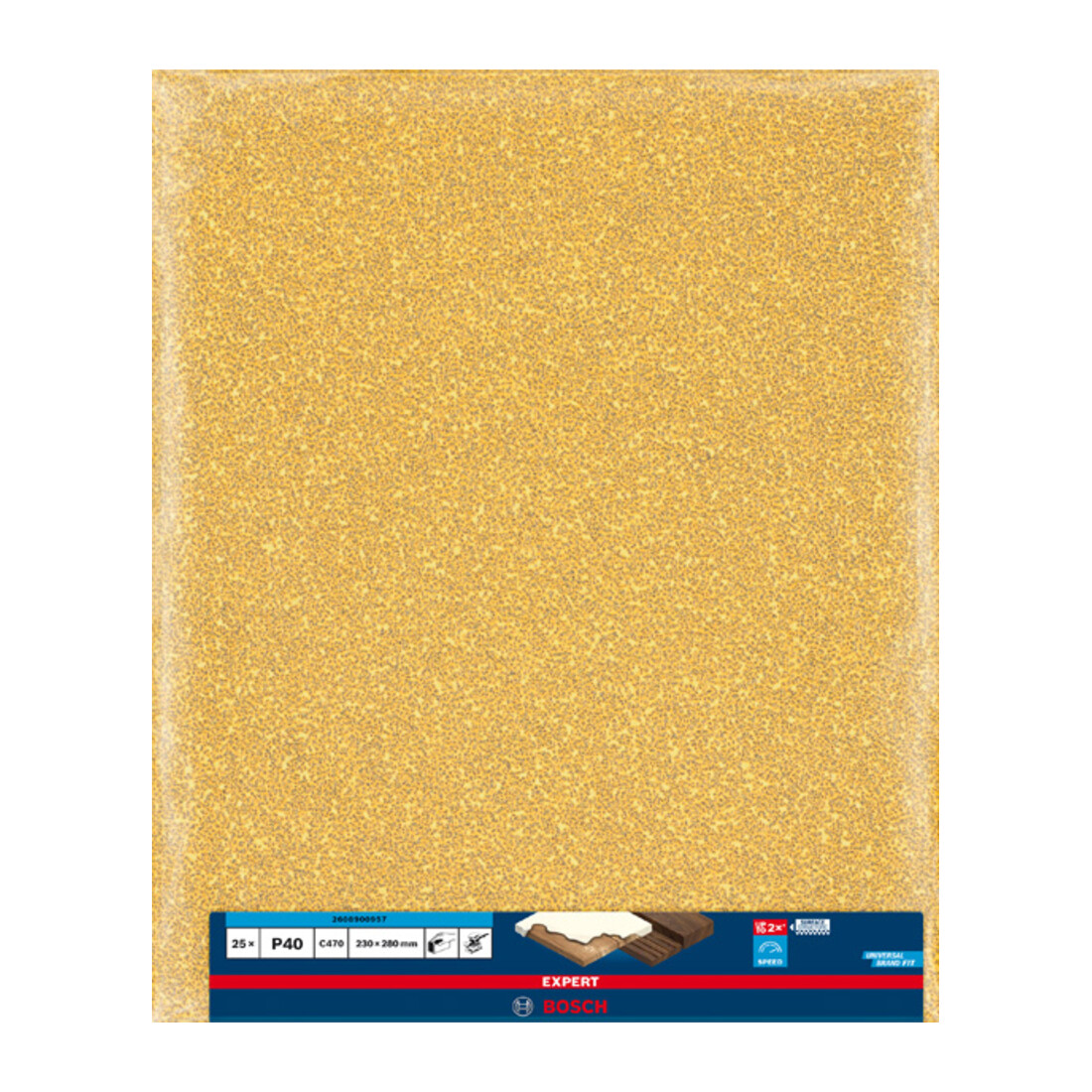 Bosch EXPERT C470 Schleifpapierblatt zum Handschleifen