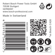 Bosch EXPERT C470 schuurpapier met 8 gaten voor excentrische schuurmachine 125mm G 180 5-delig voor excentrische schuurmachine-2