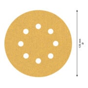 Bosch EXPERT C470 schuurpapier met 8 gaten voor excentrische schuurmachine 125mm G 60 5-dlg. voor excentrische schuurmachine-4