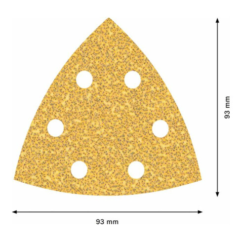 Bosch Expert C470 schuurpapier voor deltaschuurmachine, 93 mm, G 40