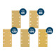 Bosch EXPERT C470 Set carta abrasiva, 93x186mm, K60|80|120|180|240, 50 pz. Starter Pack-2