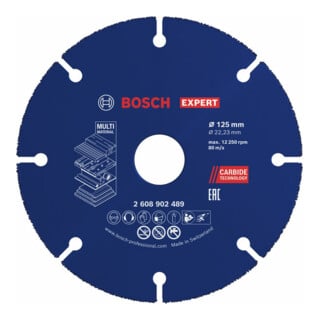 Bosch EXPERT Carbide Multi Wheel Trennscheibe, 125 mm, 22,23 mm