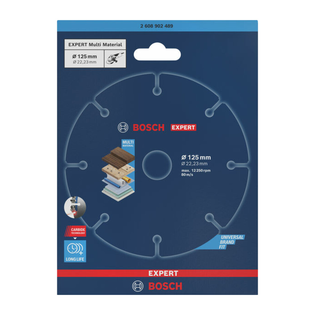 Bosch EXPERT Carbide Multi Wheel Trennscheibe, 125 mm, 22,23 mm