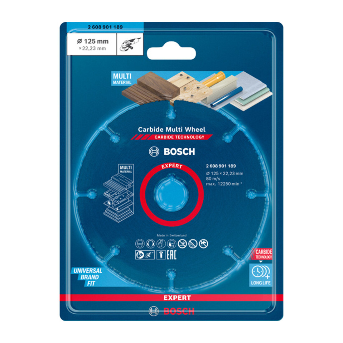 Bosch EXPERT Carbide Multi Wheel Trennscheibe 125mm