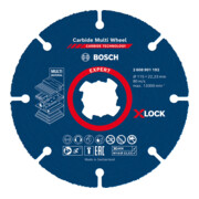 Bosch EXPERT Carbide Multi Wheel X-LOCK Trennscheibe 115mm 22,23mm für Winkelschleifer mit X-LOCK und mit Spannmutter