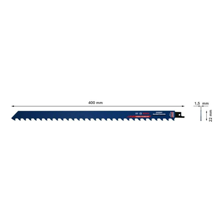 Bosch EXPERT cellenbeton S 2041 HM reciprozaagblad 1 stuk voor reciprozagen