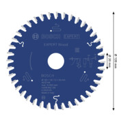 Bosch EXPERT Cirkelzaagblad hout, 120x20 mm, Z40-4