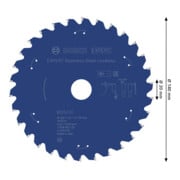 Bosch EXPERT Cirkelzaagblad roestvrij staal, 140x20 mm, Z30-4