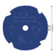 Bosch EXPERT Cirkelzaagblad vezelcement, 165x20 mm, Z4-4