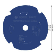 Bosch EXPERT Cirkelzaagblad vezelcement, 165x20 mm, Z4-4