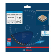 Bosch EXPERT Cirkelzaagblad voor gelamineerde panelen, 160x1,8x20 mm, Z48-2