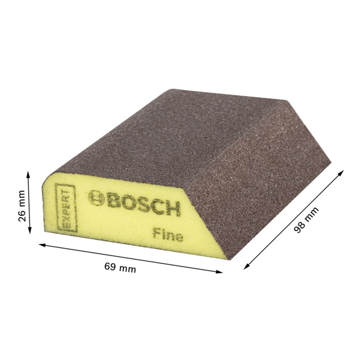 Bosch Expert Combi S470 bloc de ponçage en mousse, 69 x 97 x 26 mm, fin