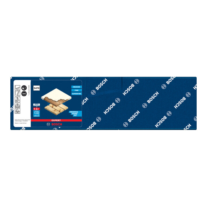 Bosch Expert Combi S470 bloc de ponçage en mousse, 69 x 97 x 26 mm, fin