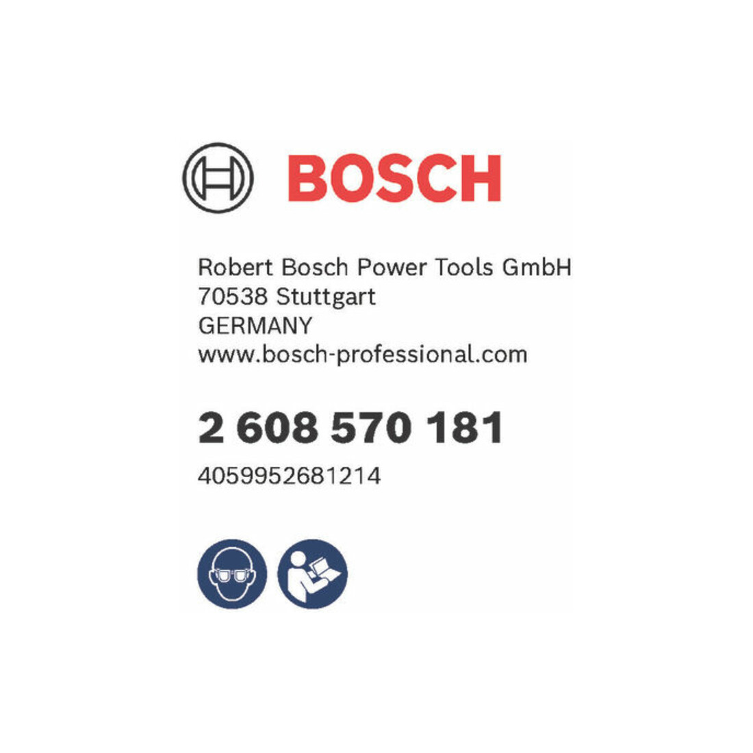 Bosch EXPERT Compact Pressbacke, TH16