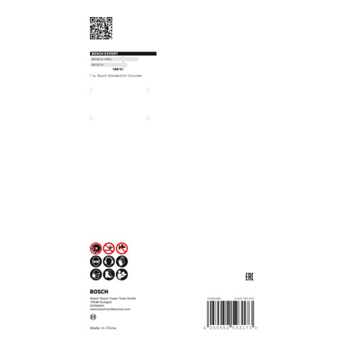 Bosch EXPERT Concrete beker schijf, 180 x 22,23 x 4,5 mm. voor betonmolen