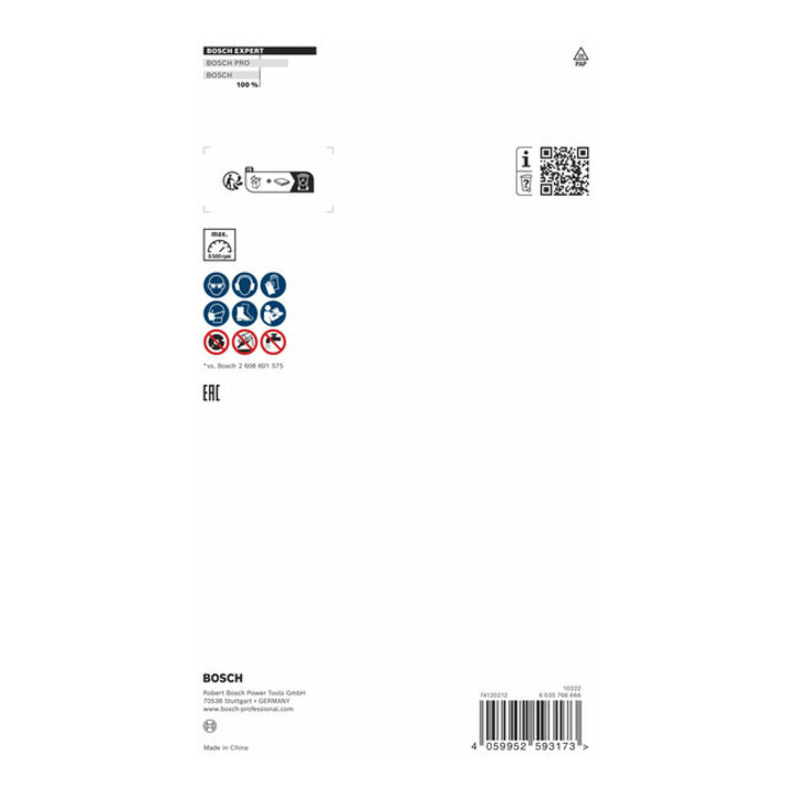 Bosch EXPERT Concrete beker schijf, 180 x 22,23 x 4,5 mm. voor betonmolen