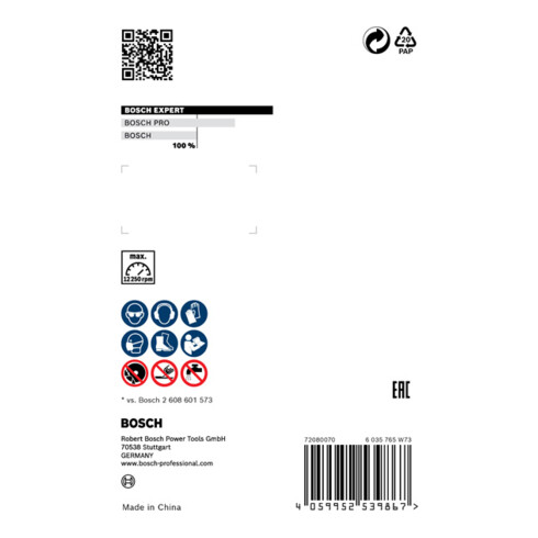 Bosch EXPERT Concrete Diamanttopfscheibe 125 x 22,23 x 4,5mm für Betonschleifer und Winkelschleifer