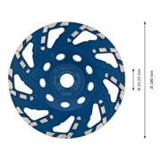 Bosch EXPERT Concrete Topfscheibe, 180 x 22,23 x 4,5 mm. Für Betonschleifer-4