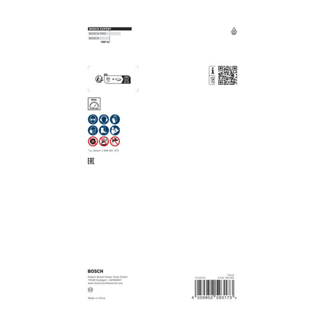 Bosch EXPERT Concrete Topfscheibe, 180 x 22,23 x 4,5 mm. Für Betonschleifer